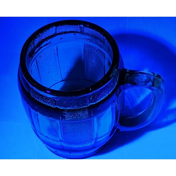 Amber‎ Colored Glass Mini Mug Shot Glass 2.25" Tall - Picture 13 of 14